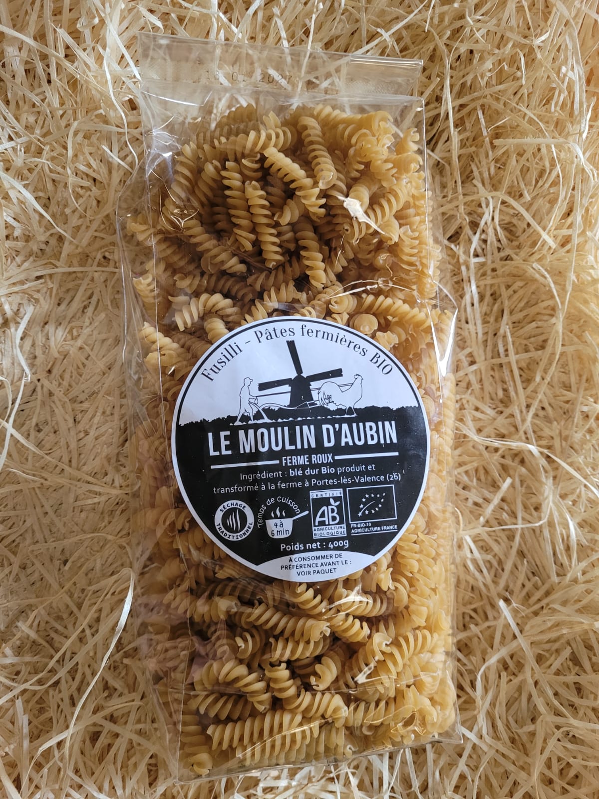 Pâte Fusilli Bio (450g)